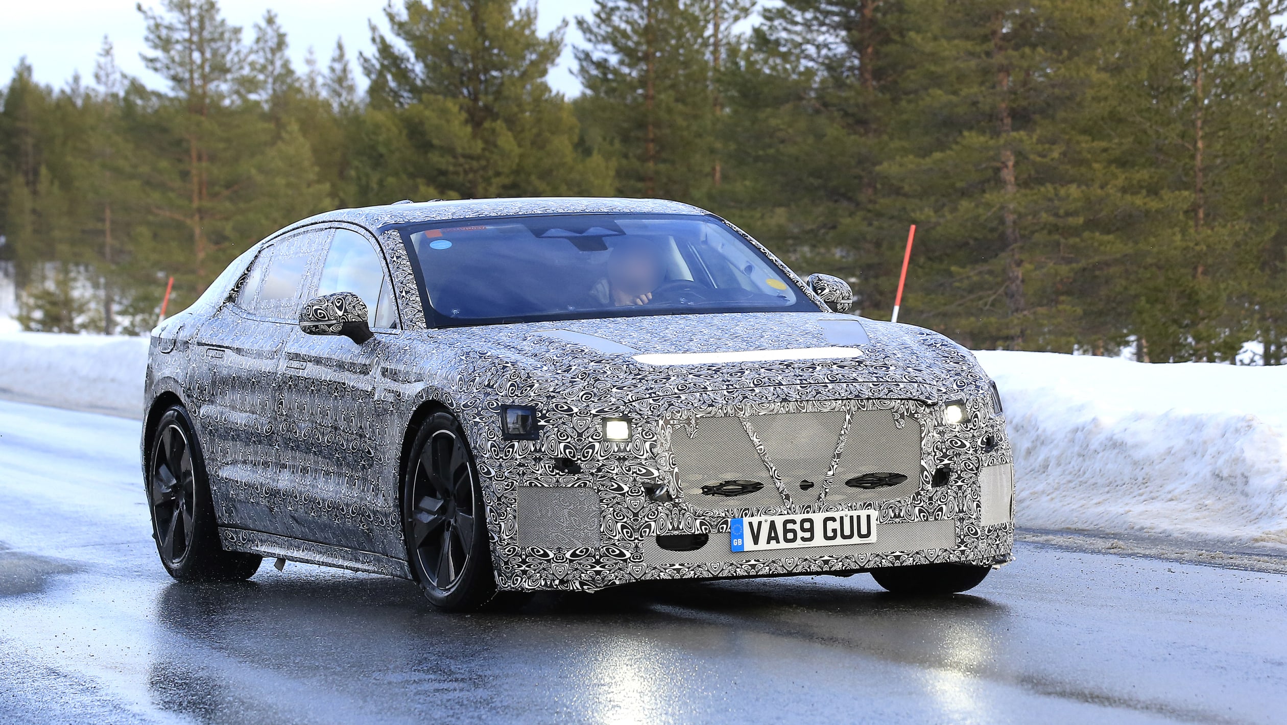 New allelectric 2020 Jaguar XJ spied in production panelling Auto